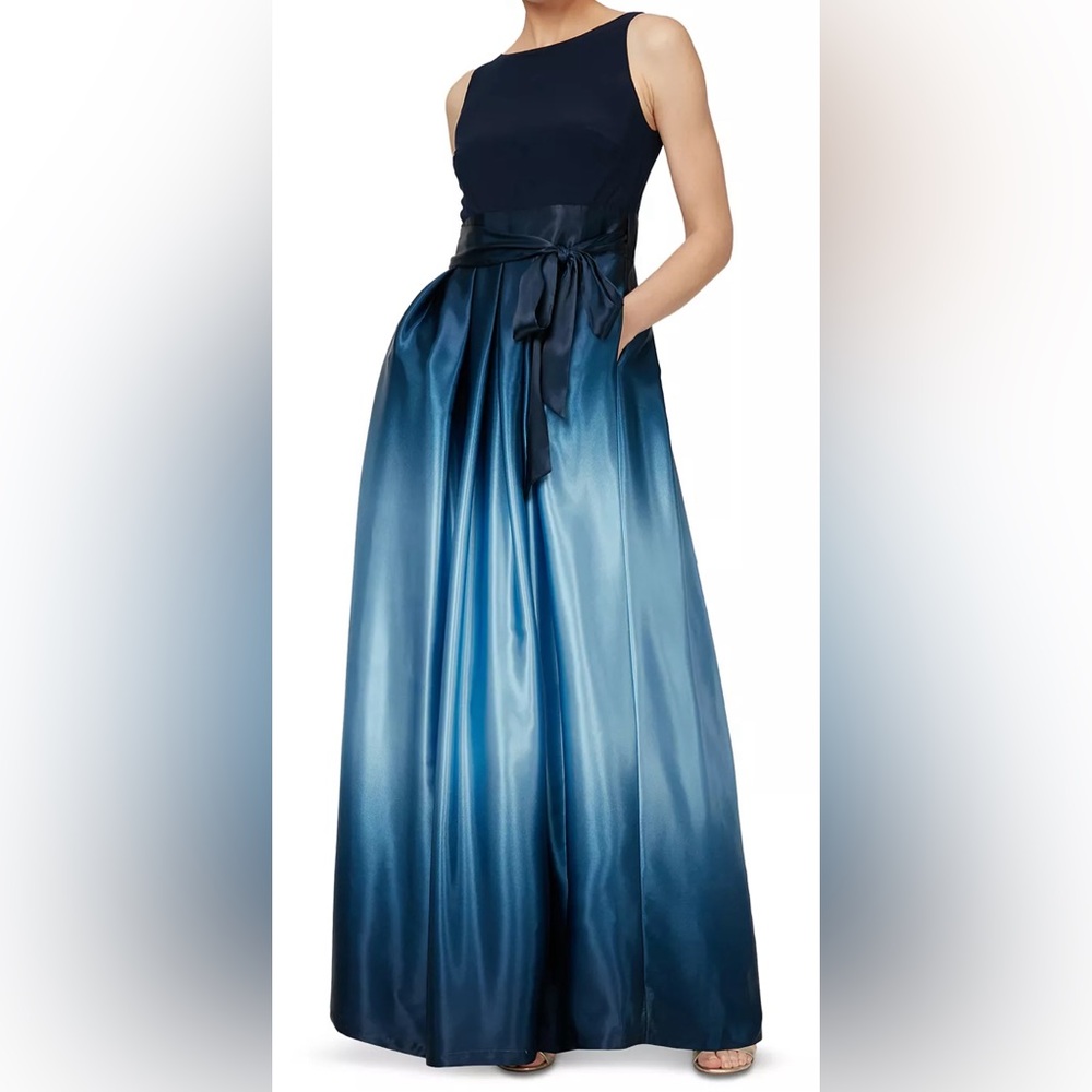 SL Fashions Ombré Floor Length Dress